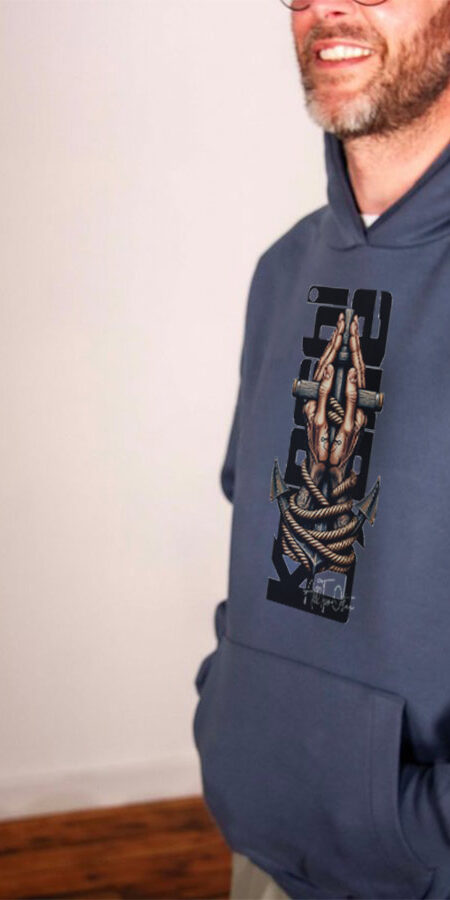Hands Of Hope Hoody - Blue