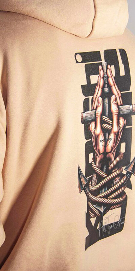 Hands Of Hope Hoody - Sand