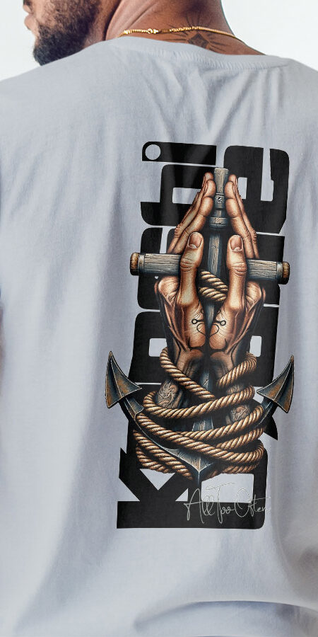 Hands Of Hope T-Shirt - Heather Grey