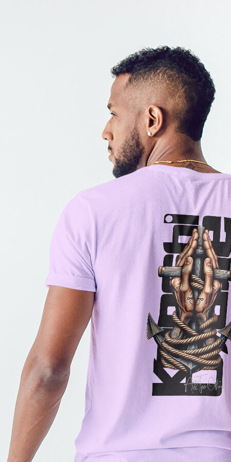 Hands Of Hope T-Shirt - Baby Pink