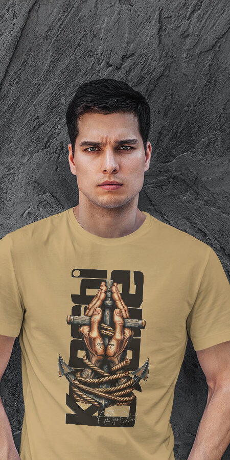 Hands Of Hope T-Shirt - Sand
