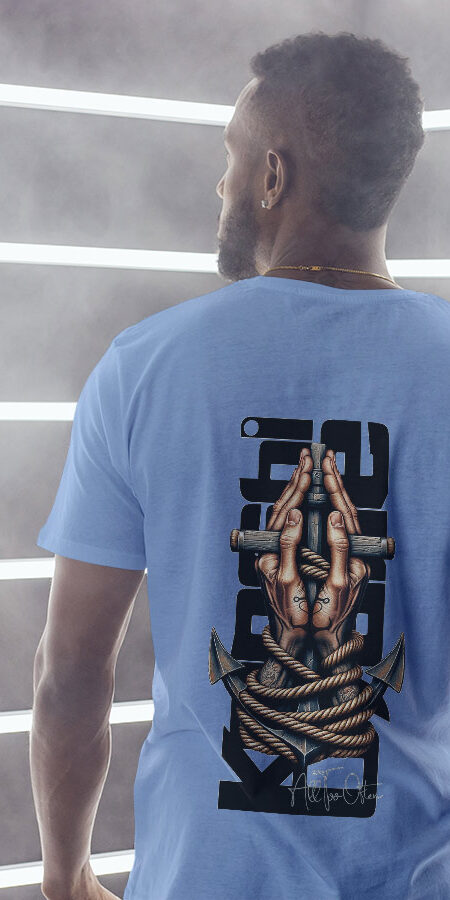Hands Of Hope T-Shirt - Sky